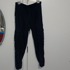 Black cargo pants